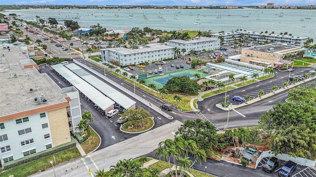3128 59th St S Unit 206, Gulfport, FL 33707 - aerial view featuring a water view