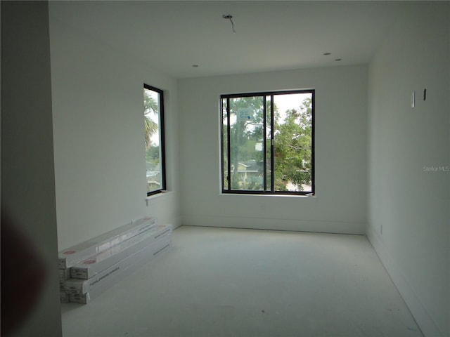 view of empty room