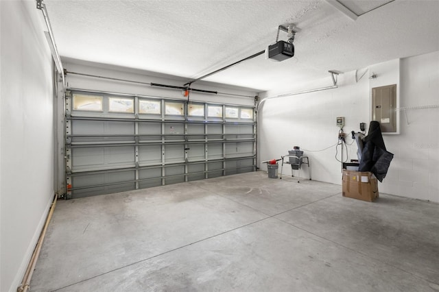 25830 Crippen Dr, Land O Lakes, FL 34639 - garage featuring a garage door opener and electric panel