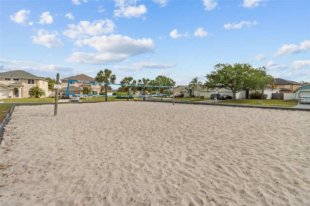 25830 Crippen Dr, Land O Lakes, FL 34639 - view of community with a residential view and volleyball court