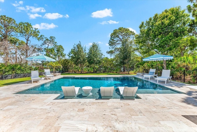 885 Seaview Cir Unit 20, Crystal Beach, FL 34681 - view of pool with a patio