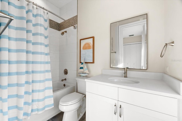 885 Seaview Cir Unit 20, Crystal Beach, FL 34681 - bathroom featuring toilet, vanity, and shower / bath combo