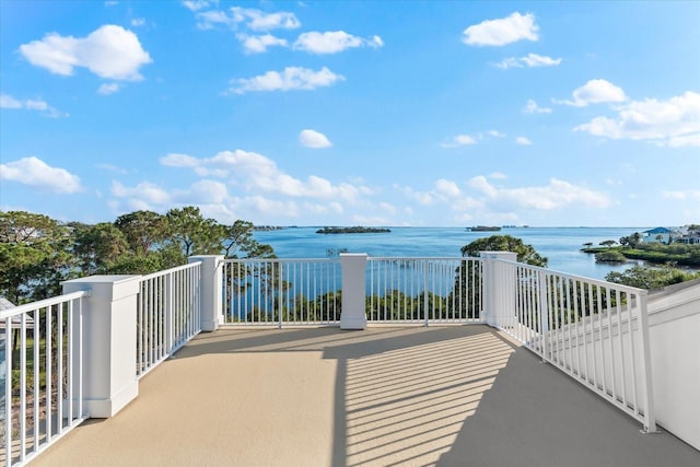 885 Seaview Cir Unit 20, Crystal Beach, FL 34681 - balcony with a water view