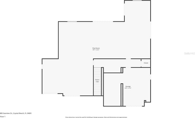 885 Seaview Cir Unit 20, Crystal Beach, FL 34681 - view of property floor plan