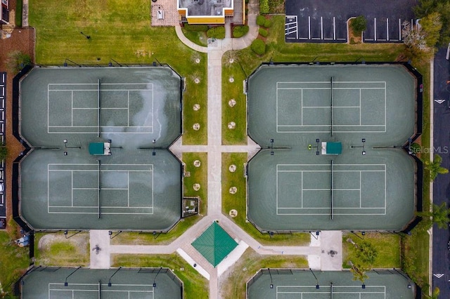 drone / aerial view