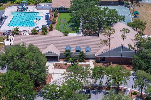 bird's eye view