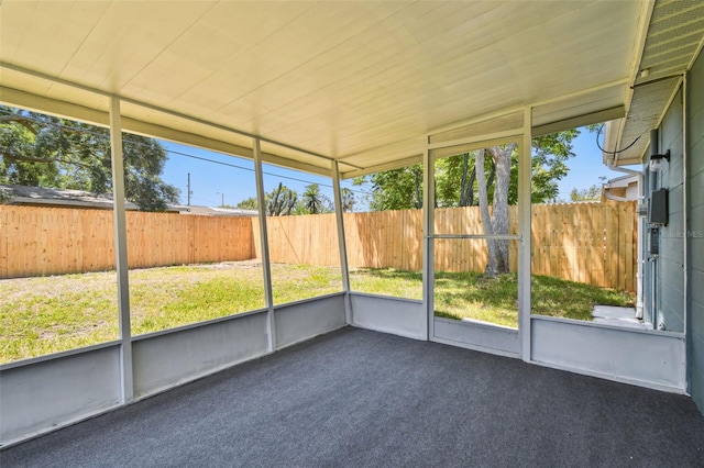 4940 Rosedale Ln, Holiday, FL 34690 - view of unfurnished sunroom