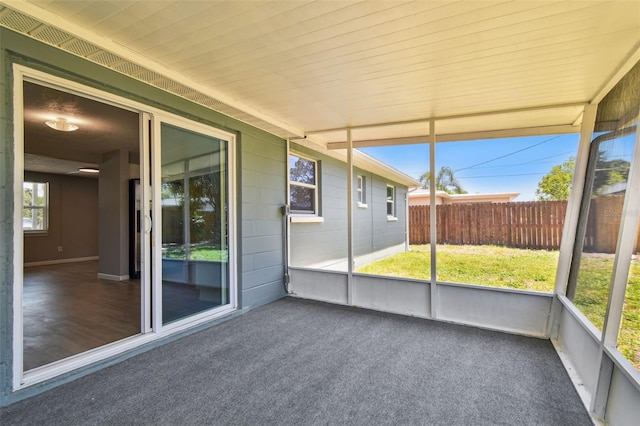 4940 Rosedale Ln, Holiday, FL 34690 - view of unfurnished sunroom