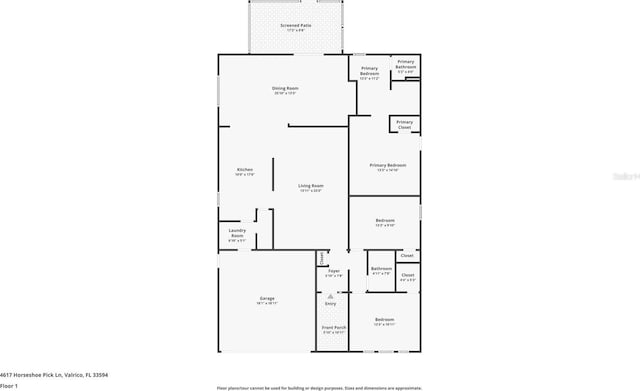 4617 Horseshoe Pick Ln, Valrico, FL 33594 - property floor plan