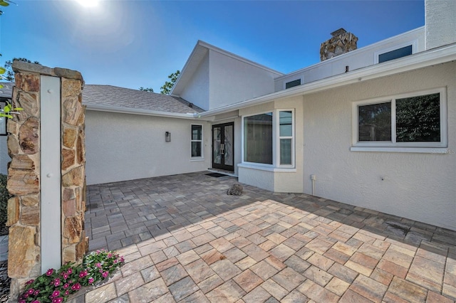 833 Lakeside Ter, Palm Harbor, FL 34683 - view of patio / terrace featuring french doors