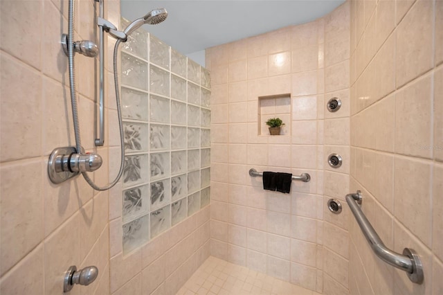 833 Lakeside Ter, Palm Harbor, FL 34683 - bathroom with tiled shower