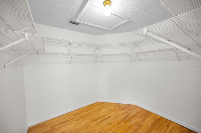 833 Lakeside Ter, Palm Harbor, FL 34683 - spacious closet featuring visible vents and light wood finished floors