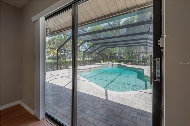 view of pool