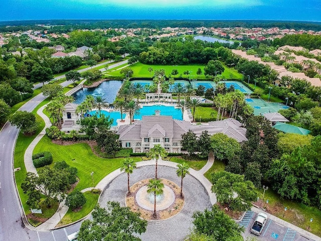 drone / aerial view