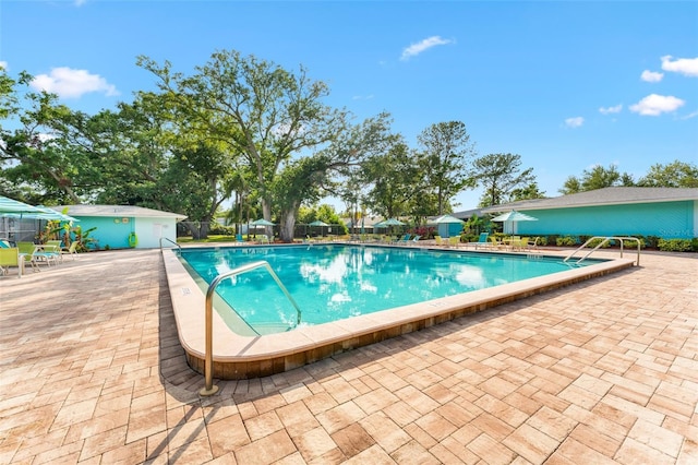 2373 Hounds Trl, Palm Harbor, FL 34683 - pool with fence and a patio area