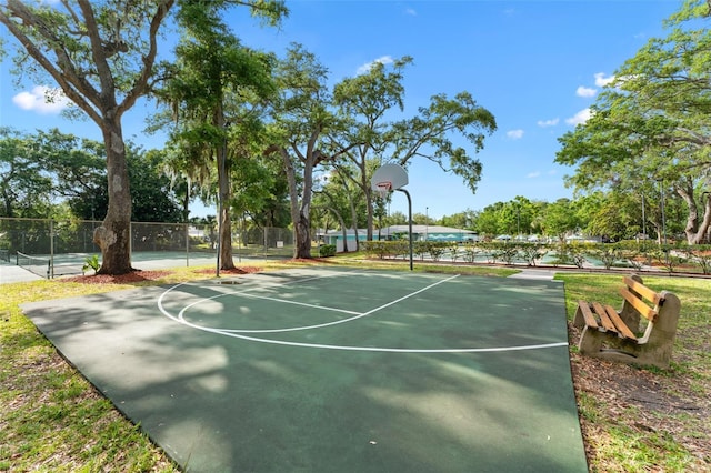 2373 Hounds Trl, Palm Harbor, FL 34683 - view of sport court with fence, community basketball court, and a tennis court