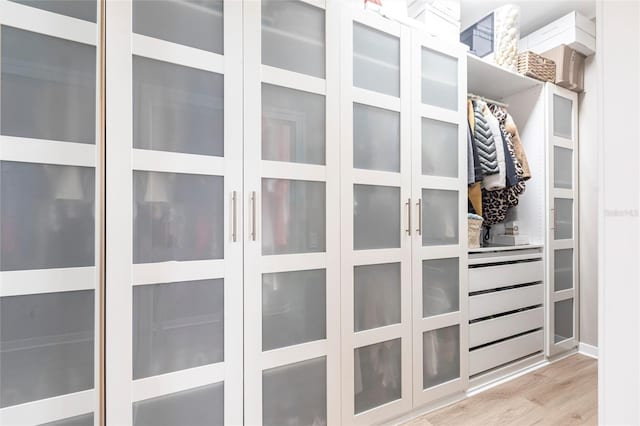 view of closet