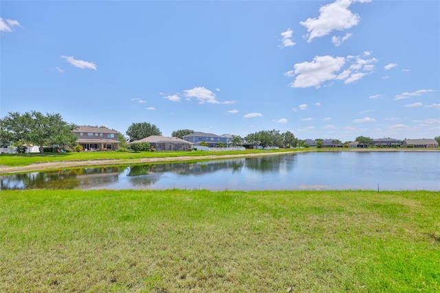 water view with a residential view