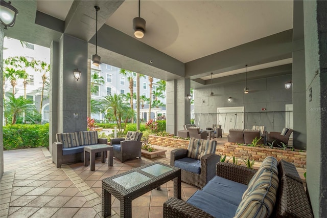 700 S Harbour Island Blvd Unit 342, Tampa, FL 33602 - view of patio / terrace with an outdoor living space