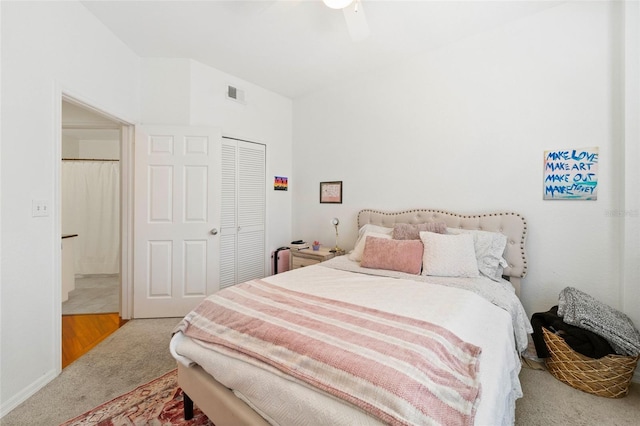 700 S Harbour Island Blvd Unit 342, Tampa, FL 33602 - carpeted bedroom featuring a closet