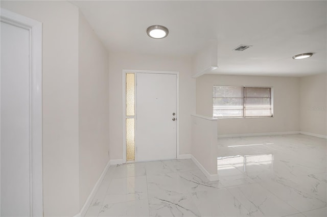2167 Corfell St, Port Charlotte, FL 33948 - entryway with marble finish flooring and baseboards
