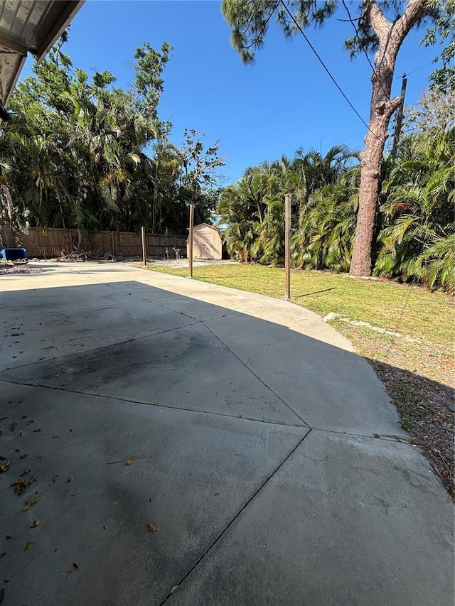 4218 Carson St NE, Saint Petersburg, FL 33703 - view of patio / terrace featuring fence