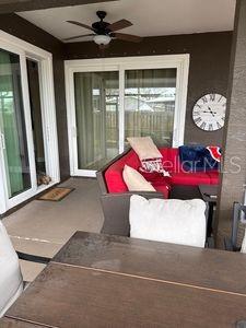1747 Wood Brook St, Tarpon Springs, FL 34689 - view of patio / terrace with a ceiling fan