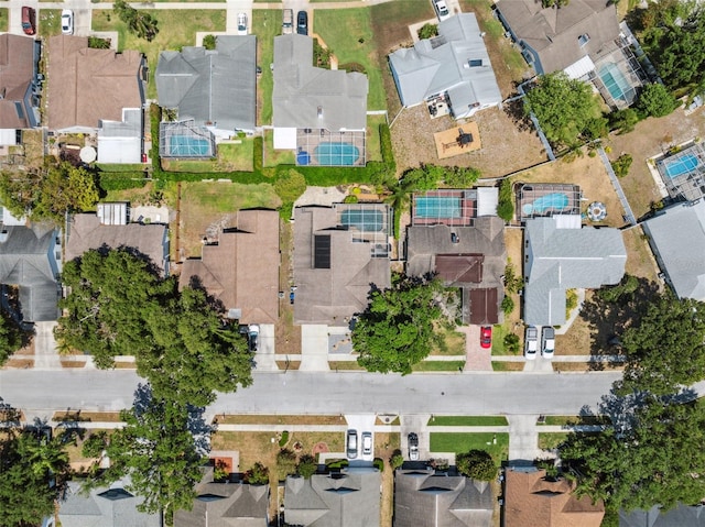 birds eye view of property featuring a residential view