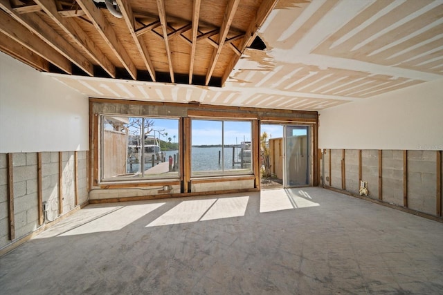 829 E Gulf Blvd Unit 107, Indian Rocks Beach, FL 33785 - miscellaneous room with plenty of natural light and a water view
