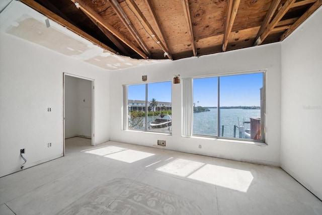 829 E Gulf Blvd Unit 107, Indian Rocks Beach, FL 33785 - unfurnished room featuring a water view