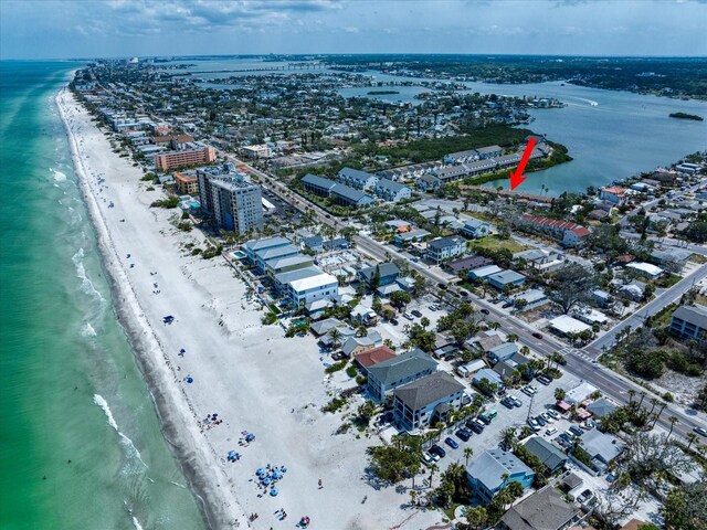 829 E Gulf Blvd Unit 107, Indian Rocks Beach, FL 33785 - aerial view of unending shoreline