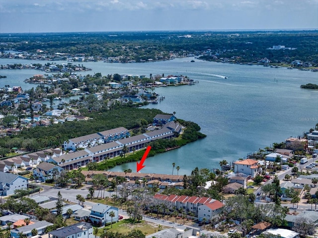 829 E Gulf Blvd Unit 107, Indian Rocks Beach, FL 33785 - drone / aerial view of a large body of water