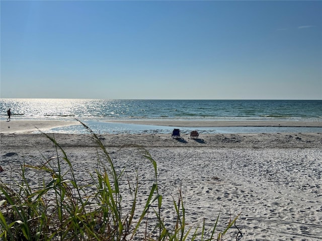 829 E Gulf Blvd Unit 107, Indian Rocks Beach, FL 33785 - water view featuring nearby beach