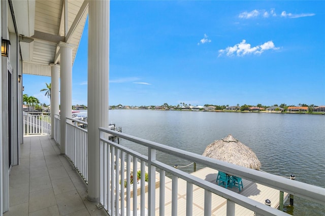 1109 SW 44th St, Cape Coral, FL 33914 - balcony featuring a water view