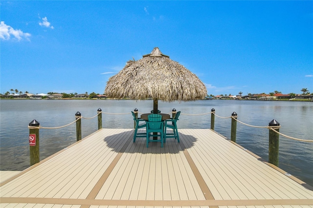 1109 SW 44th St, Cape Coral, FL 33914 - dock with a water view