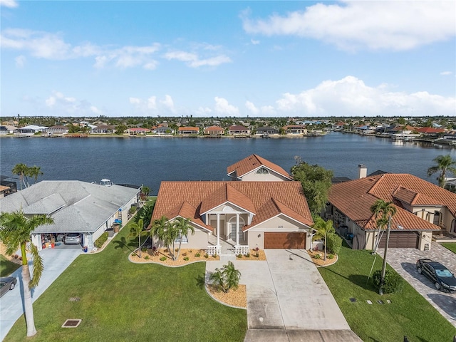 1109 SW 44th St, Cape Coral, FL 33914 - aerial view of residential area featuring a large body of water