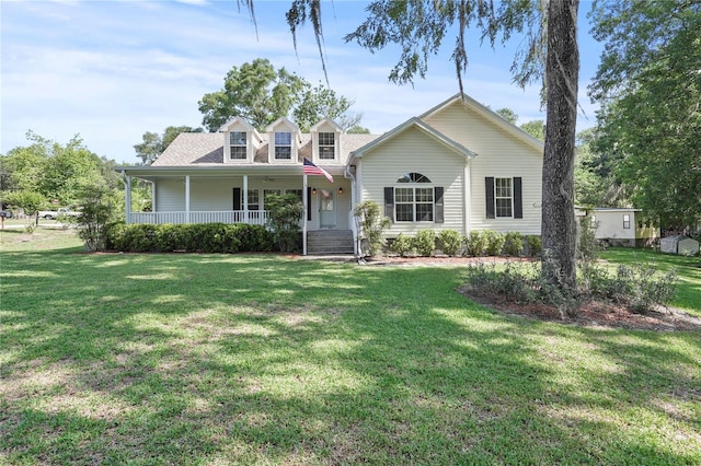 7165 Crk 655, Bushnell, FL 33513 - view of front of home featuring covered porch and a front yard