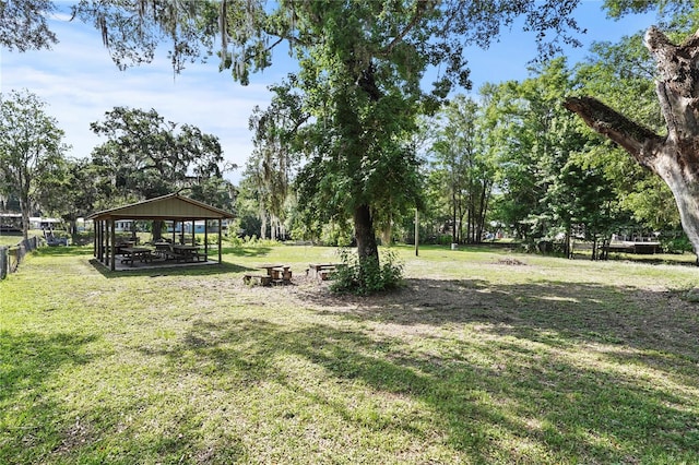 7165 Crk 655, Bushnell, FL 33513 - view of community featuring a gazebo and view of wooded area