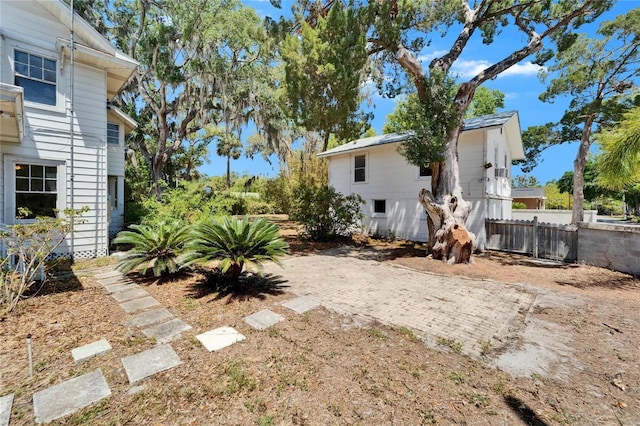 5603 Palmetto Rd, New Port Richey, FL 34652 - view of yard with a patio and fence