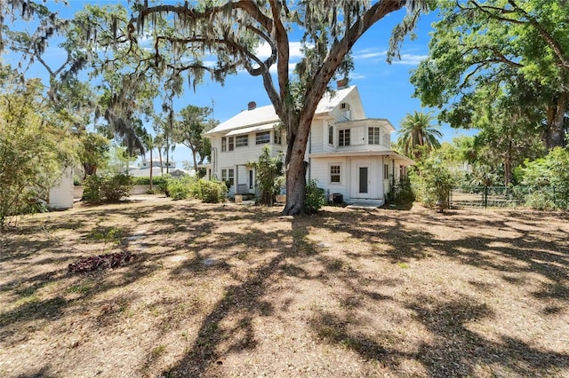 5603 Palmetto Rd, New Port Richey, FL 34652 - back of house featuring fence