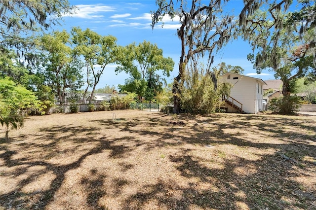 5603 Palmetto Rd, New Port Richey, FL 34652 - view of yard featuring fence