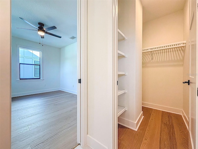 closet with visible vents