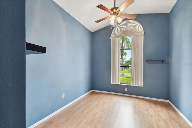 1831 Stable Trl, Palm Harbor, FL 34685 - unfurnished room with ceiling fan, wood finished floors, and a wealth of natural light