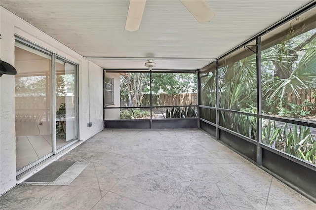 14615 Daybreak Dr, Lutz, FL 33559 - unfurnished sunroom with plenty of natural light