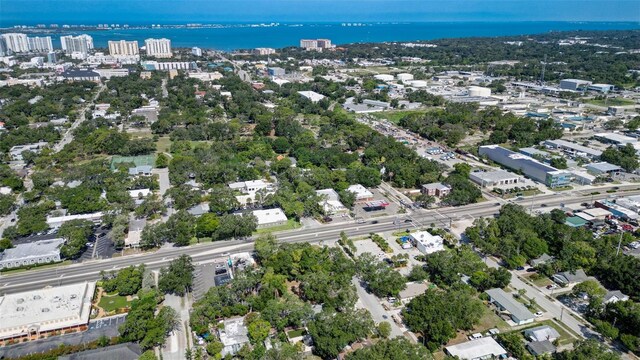 0 9th St, Sarasota, FL 34237 - drone / aerial view with a water view