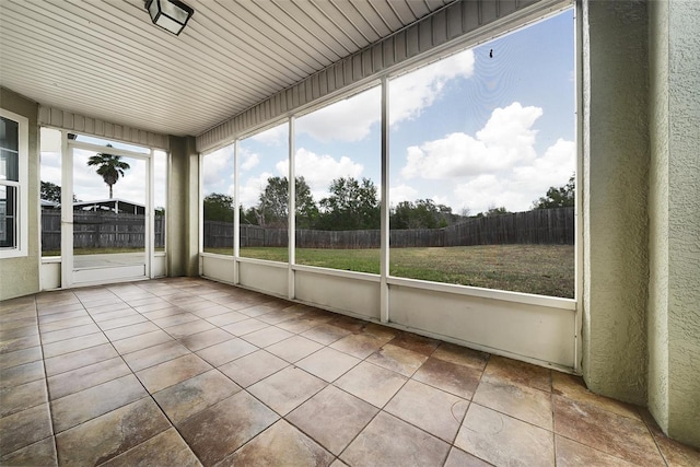 37437 Laurel Hammock Dr, Zephyrhills, FL 33541 - view of unfurnished sunroom