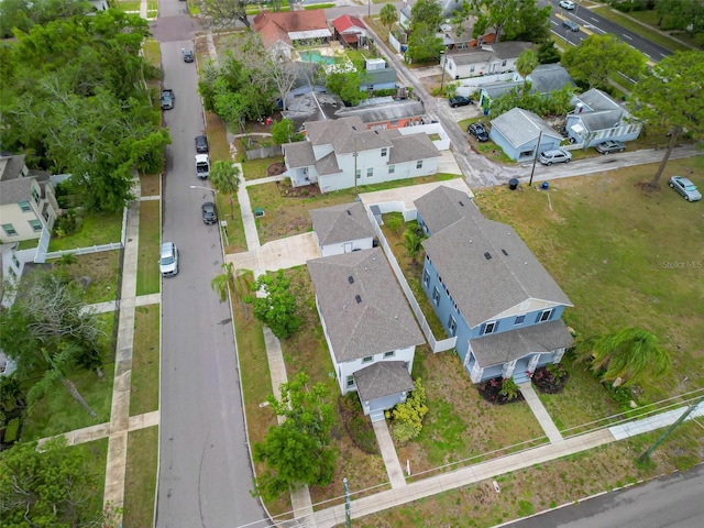 birds eye view of property featuring a residential view
