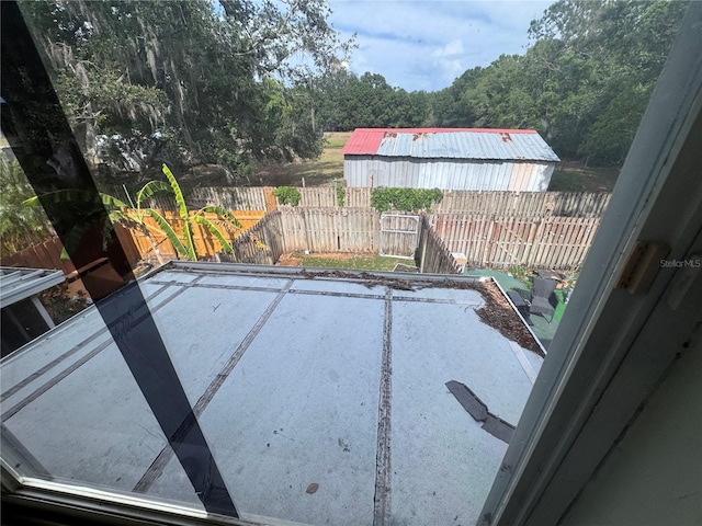 6405 Osprey Lake Cir, Riverview, FL 33578 - view of patio / terrace with fence