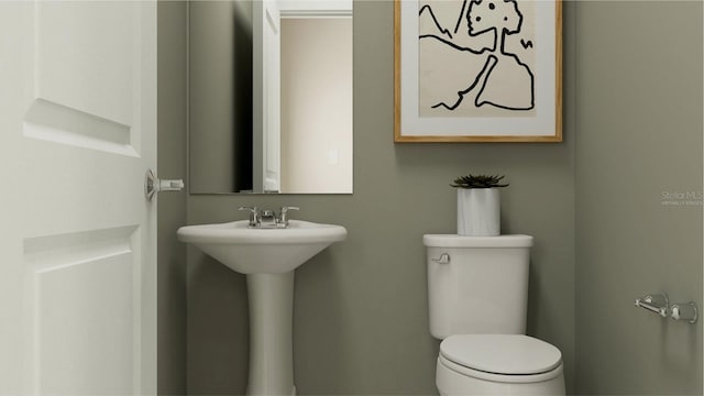 bathroom with toilet