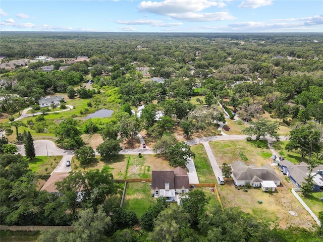 2512 Rustic Oaks Dr, Lutz, FL 33559 - bird's eye view of a heavily wooded area